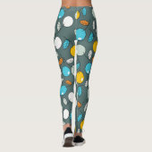 farbige Kirschen Leggings (Rückseite)