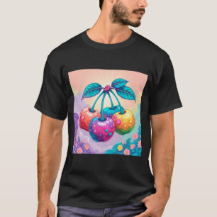 Farbige Kirschen T-Shirt