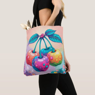 Farbige Kirschen Tasche