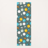 farbige Kirschen Yogamatte (Vorderseite)