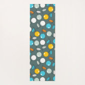 farbige Kirschen Yogamatte (Rückseite)