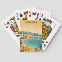 Farbige klassische Marbella Spanien Reise Elegant