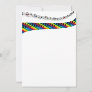 Farbige Klaviertastatur