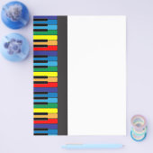 Farbige Klaviertastatur Flyer (Einzeln)