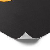 Farbige Klaviertastatur Poster (Ecke)