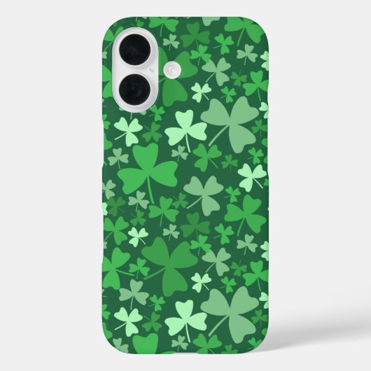 Farbige Kleeblätter Case-Mate iPhone Hülle (Rückseite)