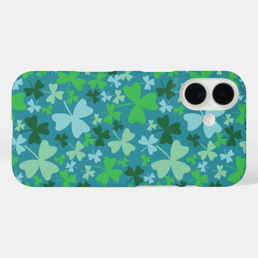 Farbige Kleeblätter Case-Mate iPhone Hülle (Rückseite (Horizontal))