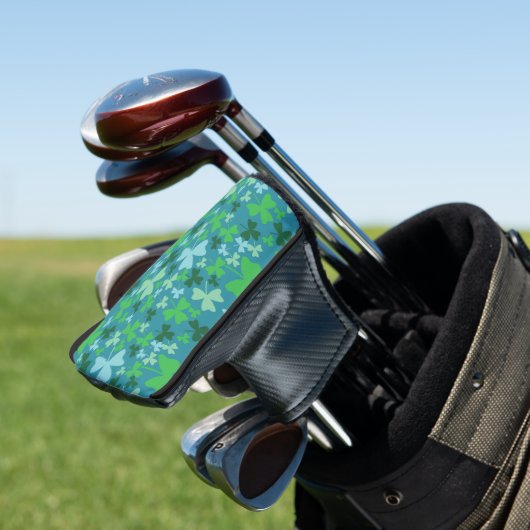 Farbige Kleeblätter Golf Headcover (In Situ)