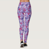 Farbige Kleeblätter Leggings (Rückseite)