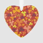 Farbige Kleeblätter Ornament (Vorderseite)