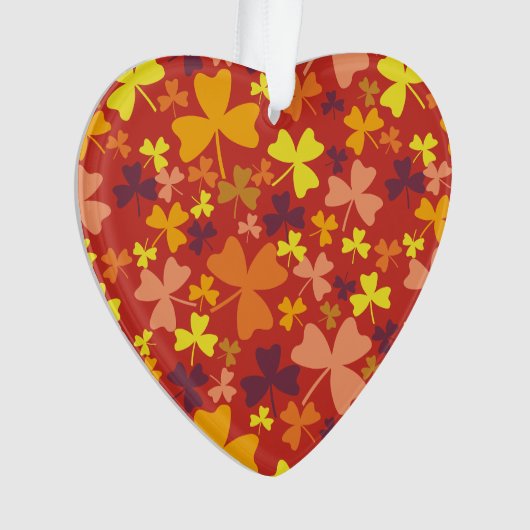 Farbige Kleeblätter Ornament (Vorderseite)