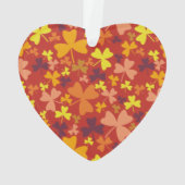 Farbige Kleeblätter Ornament (Rückseite)