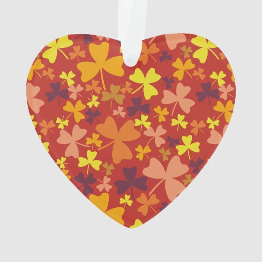 Farbige Kleeblätter Ornament (Rückseite)