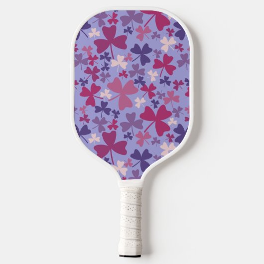 Farbige Kleeblätter Pickleball Schläger (Rückseite)