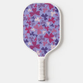 Farbige Kleeblätter Pickleball Schläger (Vorderseite)