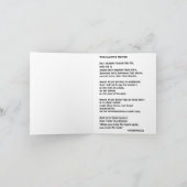 FARBIGE KLEINE KARTE mit KLEINER PRAYER! (Innenseite)