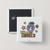 Farbige kleine Miss Naughty Button (Vorne & Hinten)