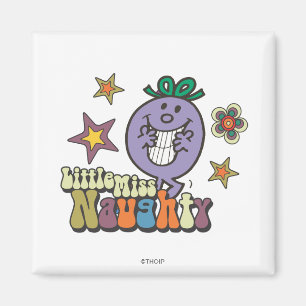 Farbige kleine Miss Naughty Magnet