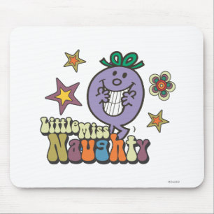 Farbige kleine Miss Naughty Mousepad