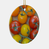 Farbige kleine Tomaten Keramikornament (Rechts)