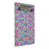 Farbige Klemmbrett mit einem lebendigen (Schrägansicht)