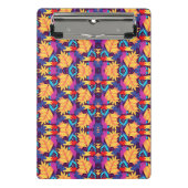 Farbige Klemmbrett mit einem lebendigen Kaleidosko (Vorderseite)