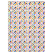Farbige Klemmbrett mit geometrischem Muster (Rückseite)