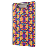 Farbige Klemmbrett mit lebendiger geometrischer  (Links)