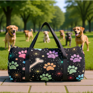 Farbige Knochen Starburst-Ausrüstung Duffle Bag