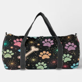 Farbige Knochen Starburst-Ausrüstung  Duffle Bag (Vorderseite)