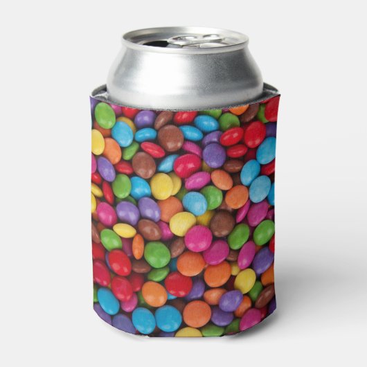 Farbige Knopfbonschi Quirky Dosenkühler (Kanne Vorderseite)