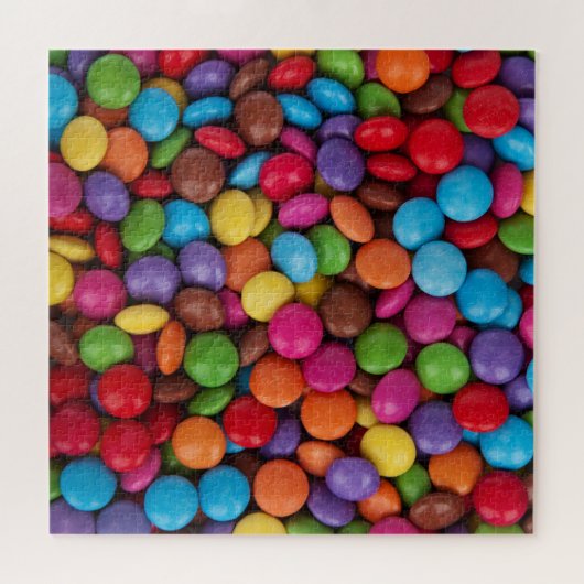 Farbige Knöpfe für Süßschokolade Puzzle (Horizontal)