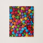 Farbige Knöpfe mit Süßschokolade Puzzle (Vertikal)