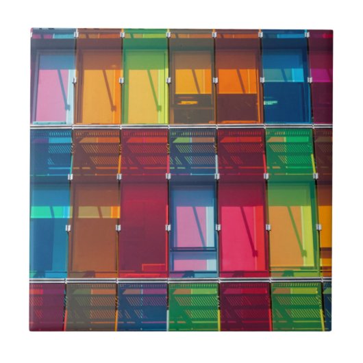 Farbige kommerzielle Gebäude Fliese (Vorderseite)