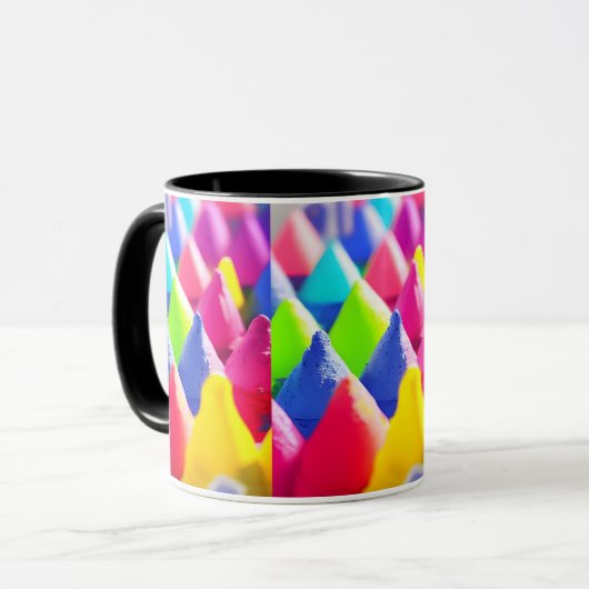 Farbige Konen Tasse (Vorderseite Links)