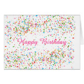 Farbige Konfetti (Vorderseite (Horizontal))