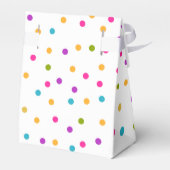 Farbige Konfetti-Muster Geschenktasche Geschenkschachtel (Rückseite)