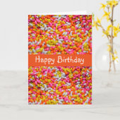 Farbige Konfitüre aus Regenbogengelben Karte (Gelbe Blume)