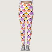 Farbige Konflowers Leggings (Vorderseite)