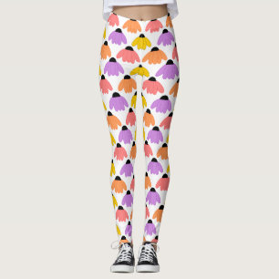 Farbige Konflowers Leggings
