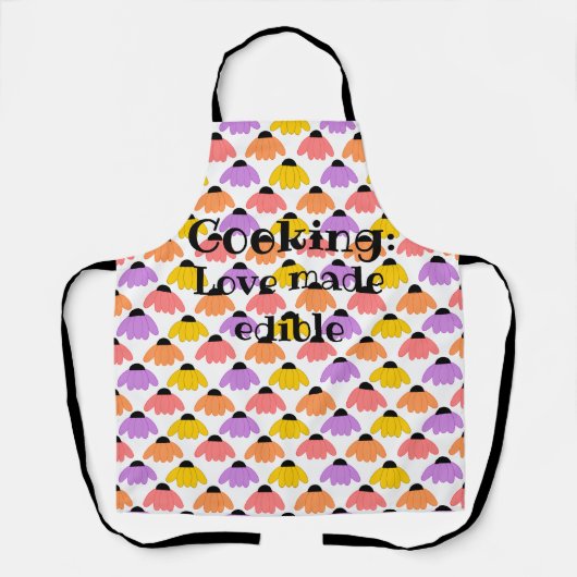 Farbige Konflowers Schürze (Vorderseite)