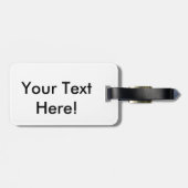 Farbige, konzentrierte Kreise - Gepäckmarke Gepäckanhänger (Rückseite horizontal)