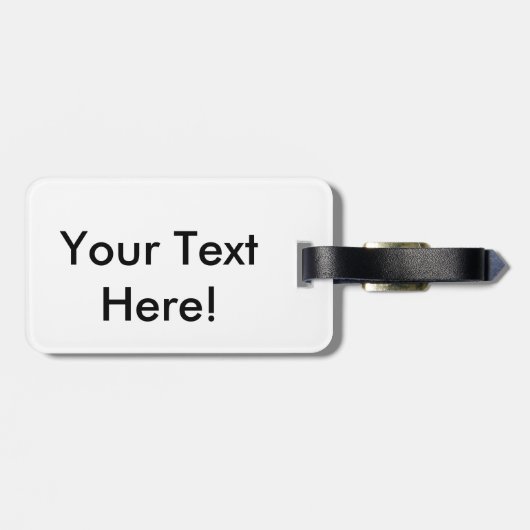 Farbige, konzentrierte Kreise - Gepäckmarke Gepäckanhänger (Rückseite horizontal)