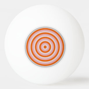 Farbige, konzentrierte Kreise Pong Ball Tischtennisball