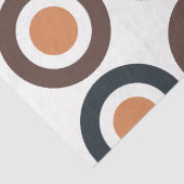 Farbige konzentrische Kreise Geburtstag Seidenpapier (Detail)