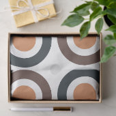 Farbige konzentrische Kreise Geburtstag Seidenpapier (Geschenk)