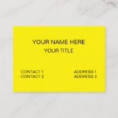 Farbige konzentrische Kreise Visitenkarte (Rückseite)