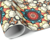 Farbige, konzentrische Kuben Geschenkpapier (Rolleneckpunkt)