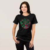 Farbige Korallenriffe Tri-Blend Shirt (Vorderseite voll)