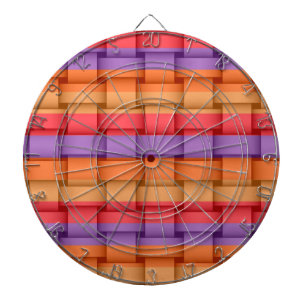 Farbige Korb-Kunst Grafikdesign 2 Dartscheibe